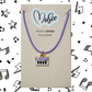 Music is Always The Answer Necklace - Piano/Keyboard (Purple)