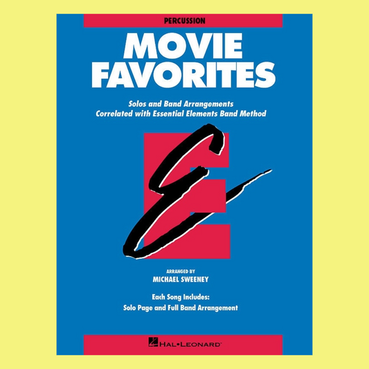 Essential Elements Movie Favorites - Percussion Book