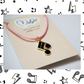 Life is Better With A Little Music Necklace - Double Quaver Note (Pink Cord)
