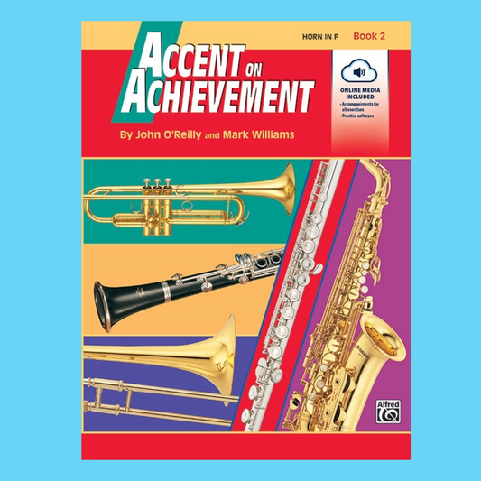 Accent On Achievement - Horn In F Book 2 (Book/Ola)