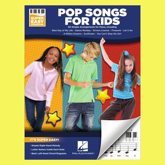 Pop Songs For Kids - Super Easy Piano Songbook