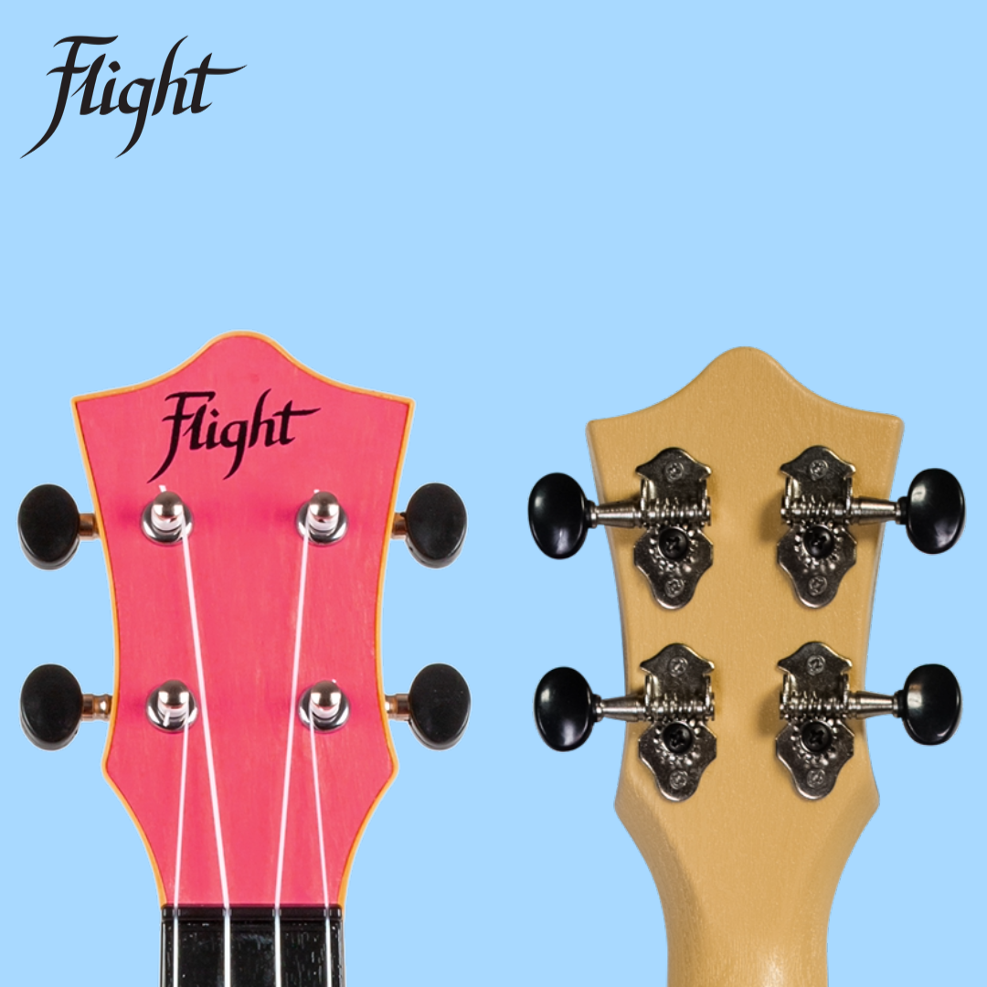 Flight TUS35 ABS Travel Soprano Pink Ukulele with Gig Bag