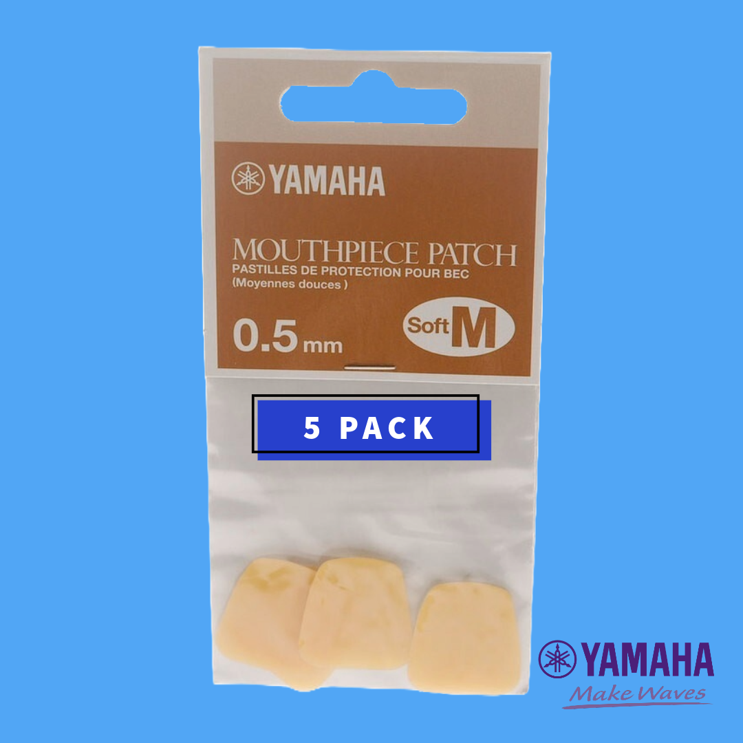 5 Pack Yamaha Mouthpieces Patch For Clarinets & Saxophones - 5mm Soft