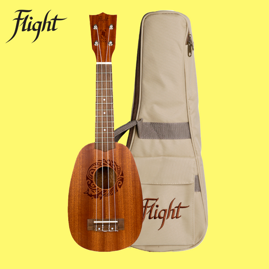 Flight NUP310 Pineapple Soprano Ukulele with Padded Gig Bag