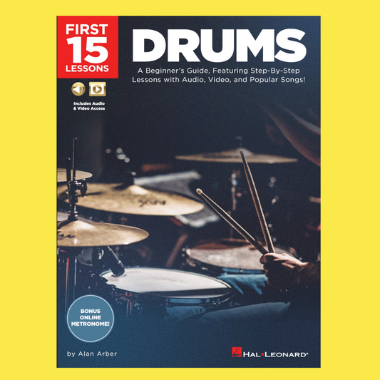 First 15 Lessons - Drums (Book/Olm)