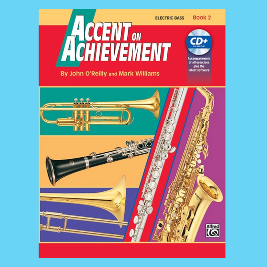 Accent On Achievement - Electric Bass Book 2 (Book/Cd)