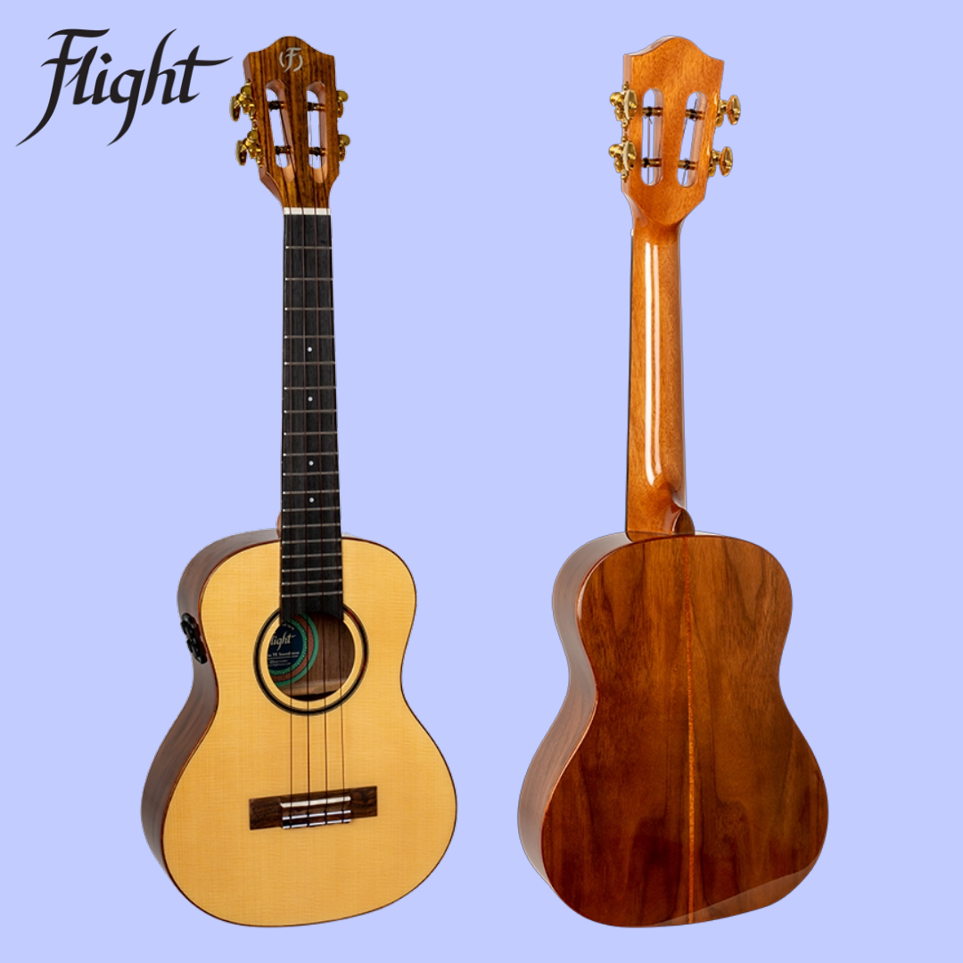 Flight Sophia Soundwave Tenor Electro Acoustic Ukulele With Deluxe Padded Gig Bag