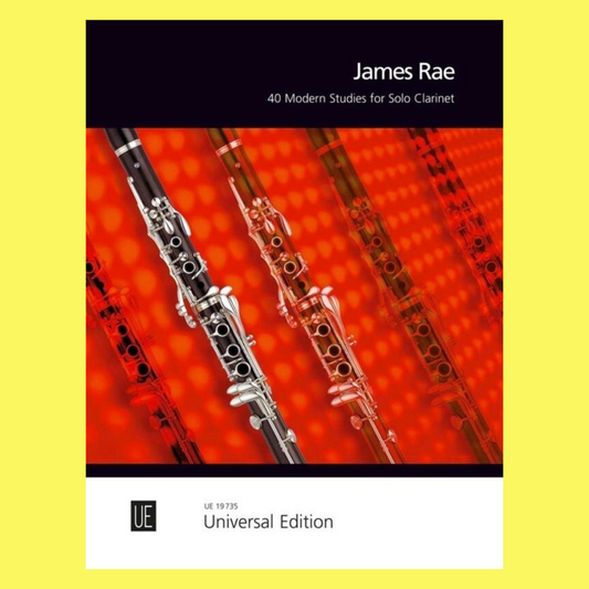 James Rae: 40 Modern Studies - Solo Clarinet Book