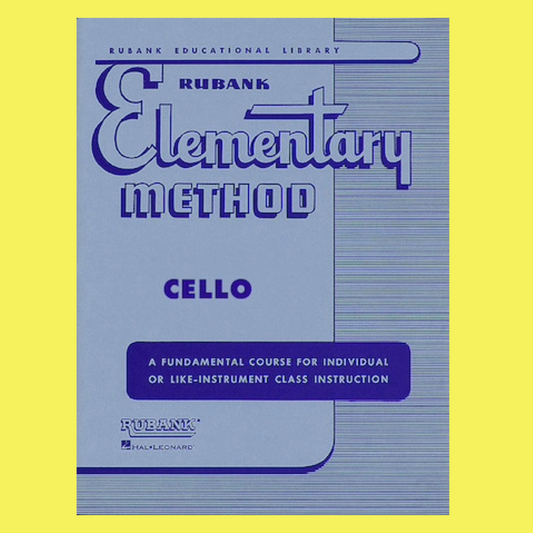 Rubank Elementary Method - Cello Book