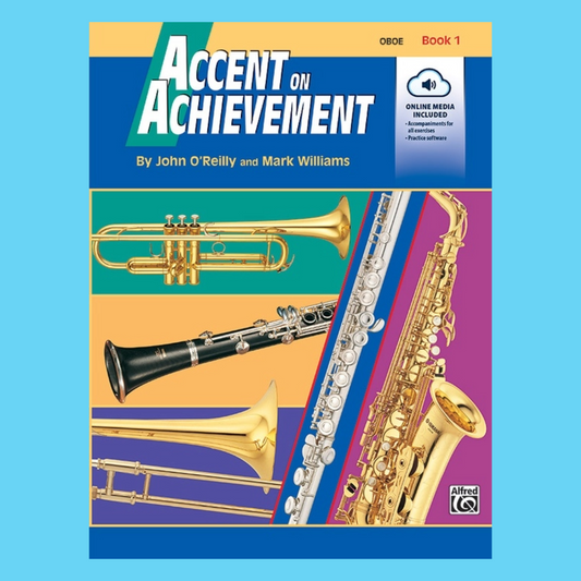 Accent On Achievement - Oboe Book 1 (Book/Ola)