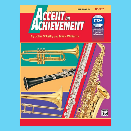 Accent On Achievement - Baritone T.C Book 2 (Book/Cd)