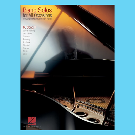 Piano Solos For All Occasions Book (65 Songs)