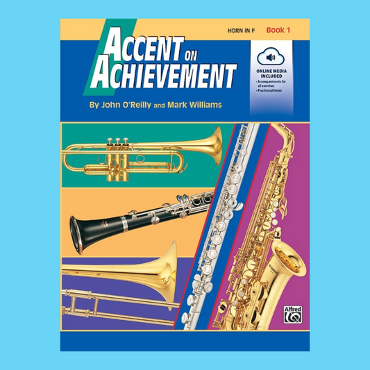 Accent On Achievement - Horn In F Book 1 (Book/Ola)