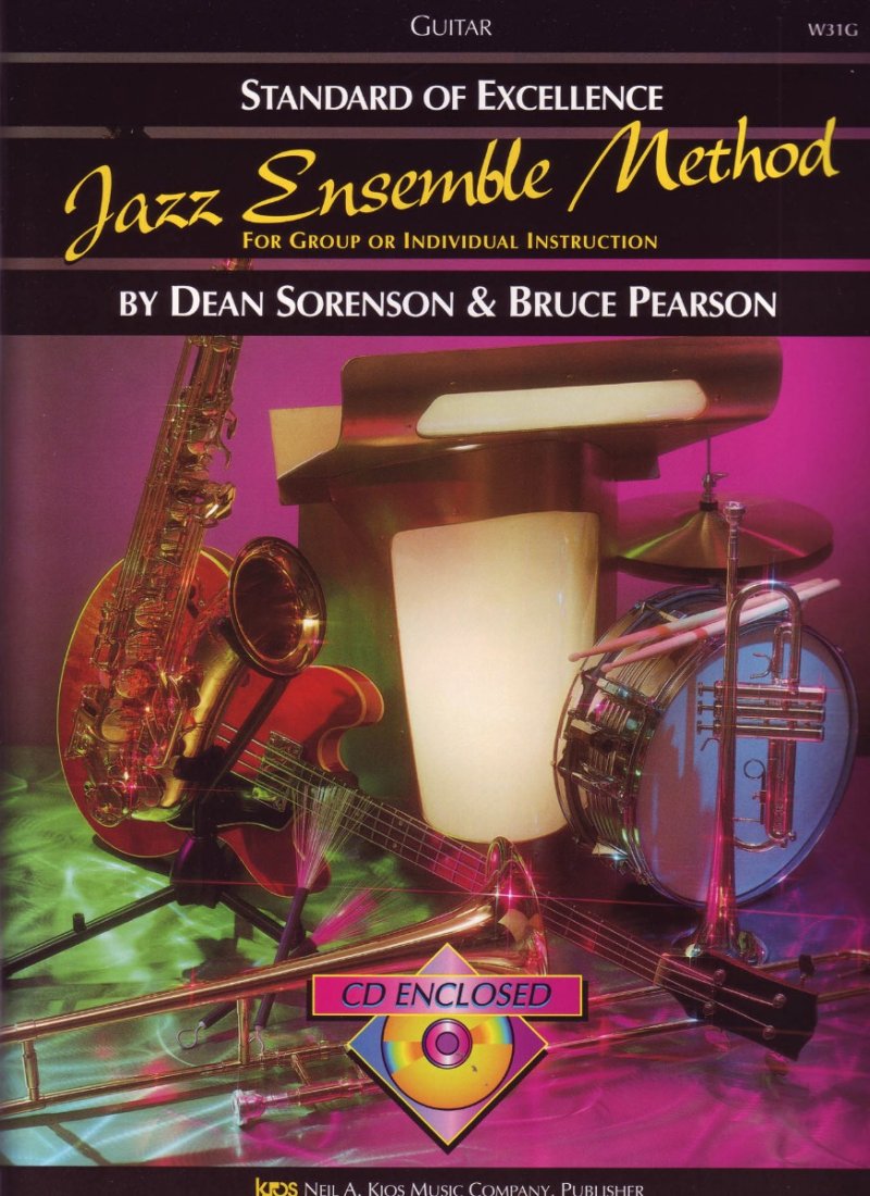 Soe Jazz Ensemble Method Guitar Bk/CD - Neil A. Kjos Music Company
