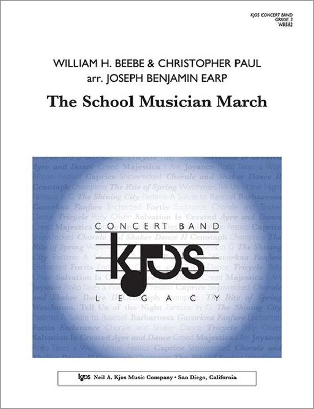 The School Musician March For Concert Band Cb3 Sc/Pts - Neil A. Kjos Music Company