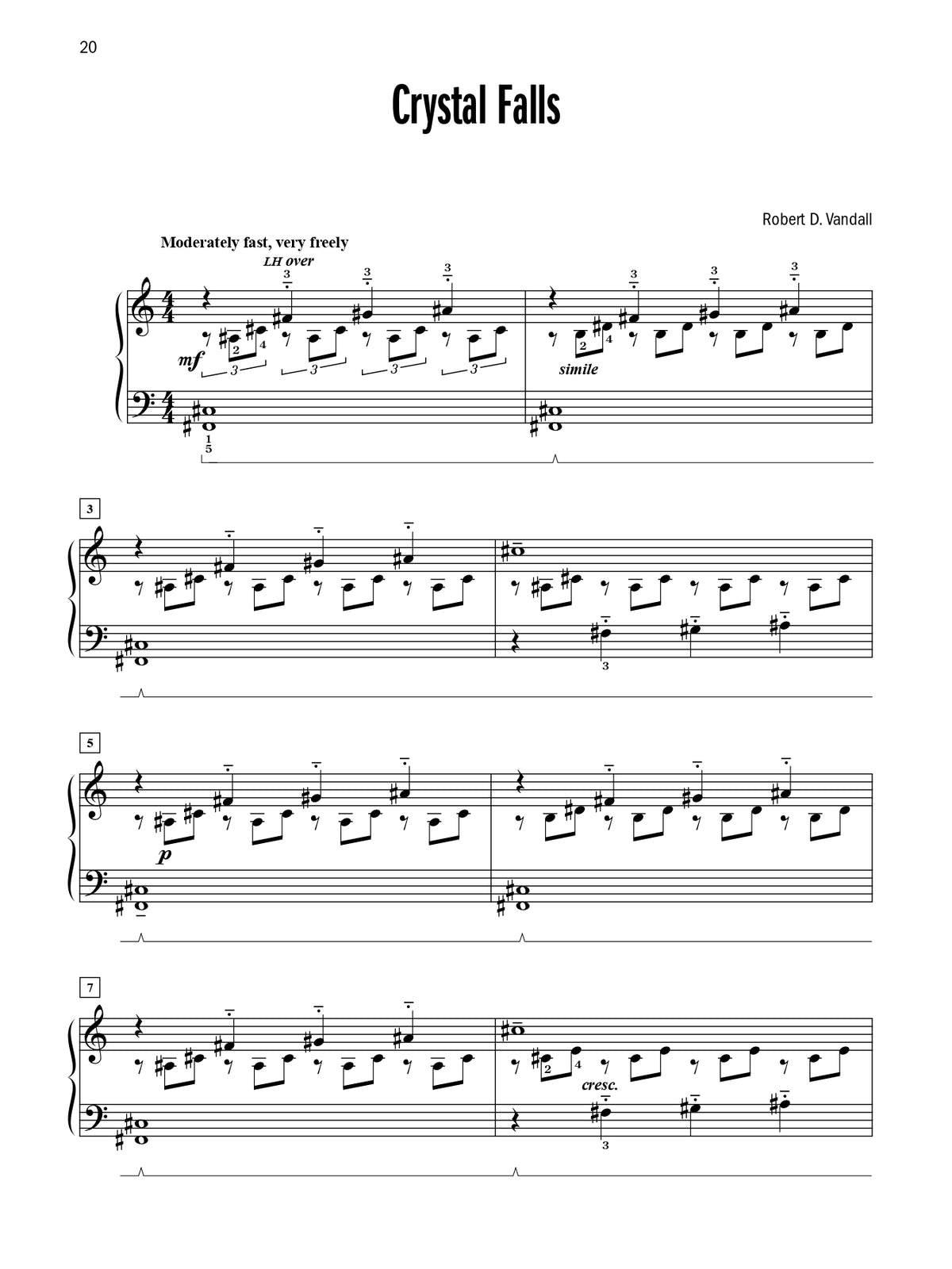 Vandall - Celebrated Lyrical Piano Solos - Book 4
