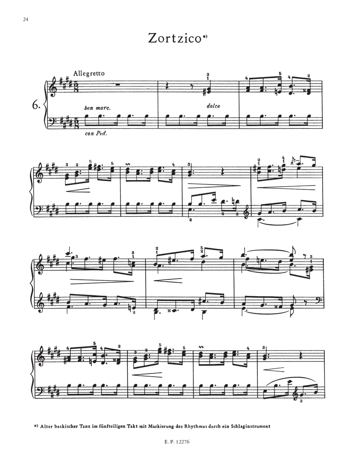 伊萨克·阿尔贝尼兹 - 西班牙组曲作品165(钢琴谱)