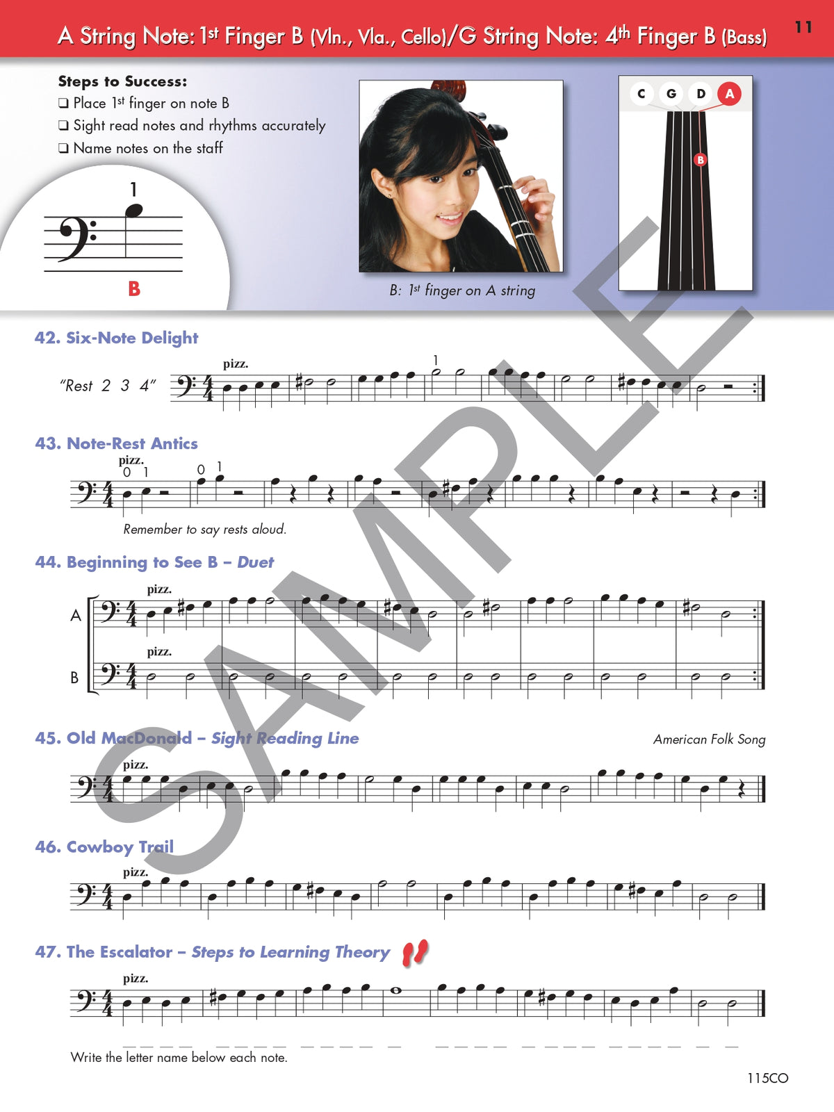 《String Basics》大提琴第一册(书/在线音频)