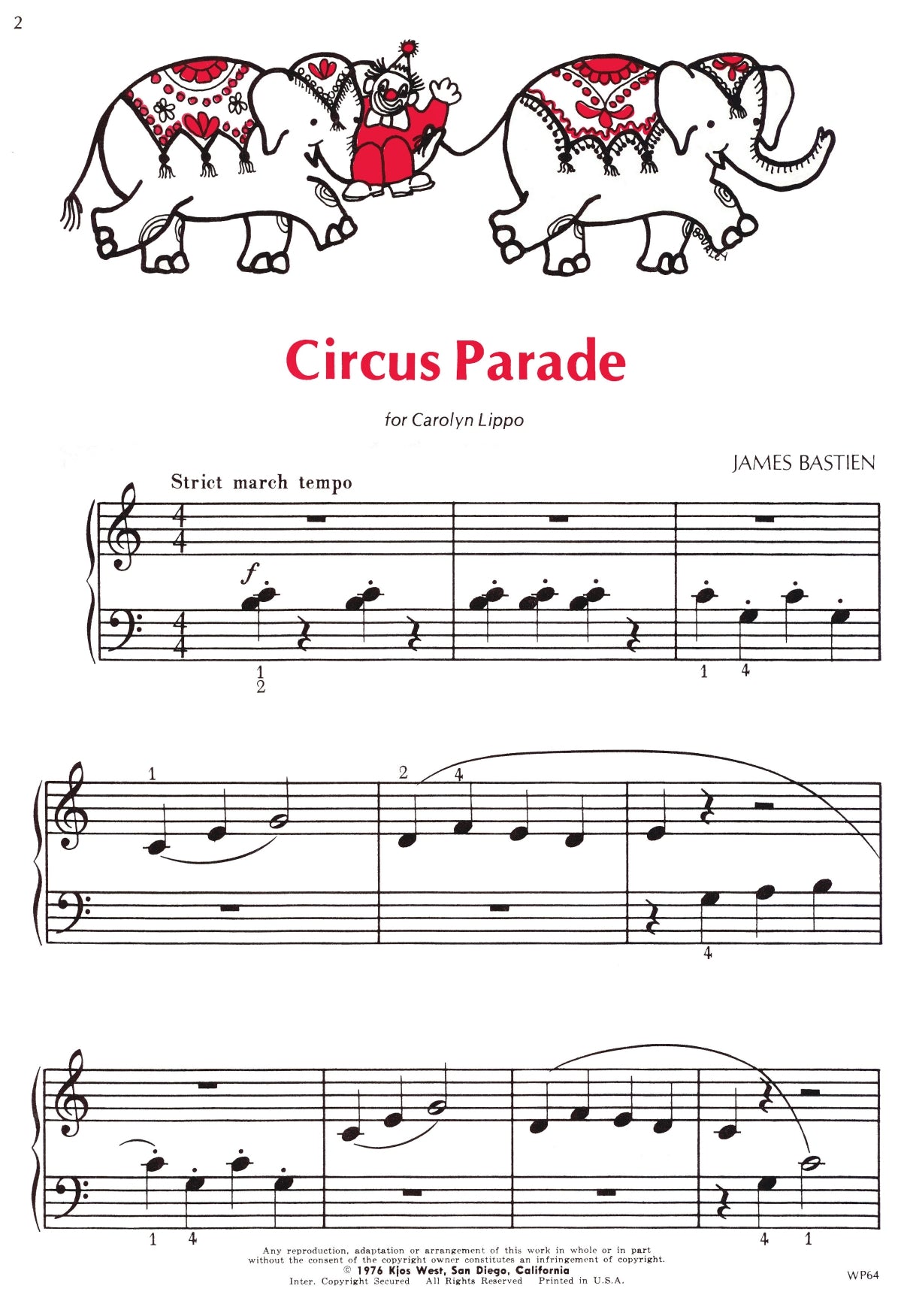 Bastien Piano Recital Solos- Primer Book