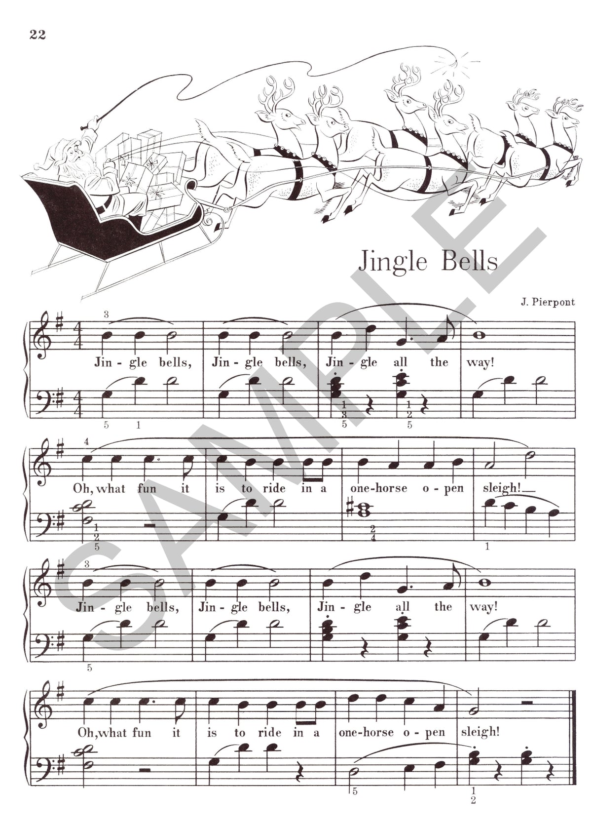 Bastien - Merry Christmas Volume 2 Book - 14 Carols for Piano Solo