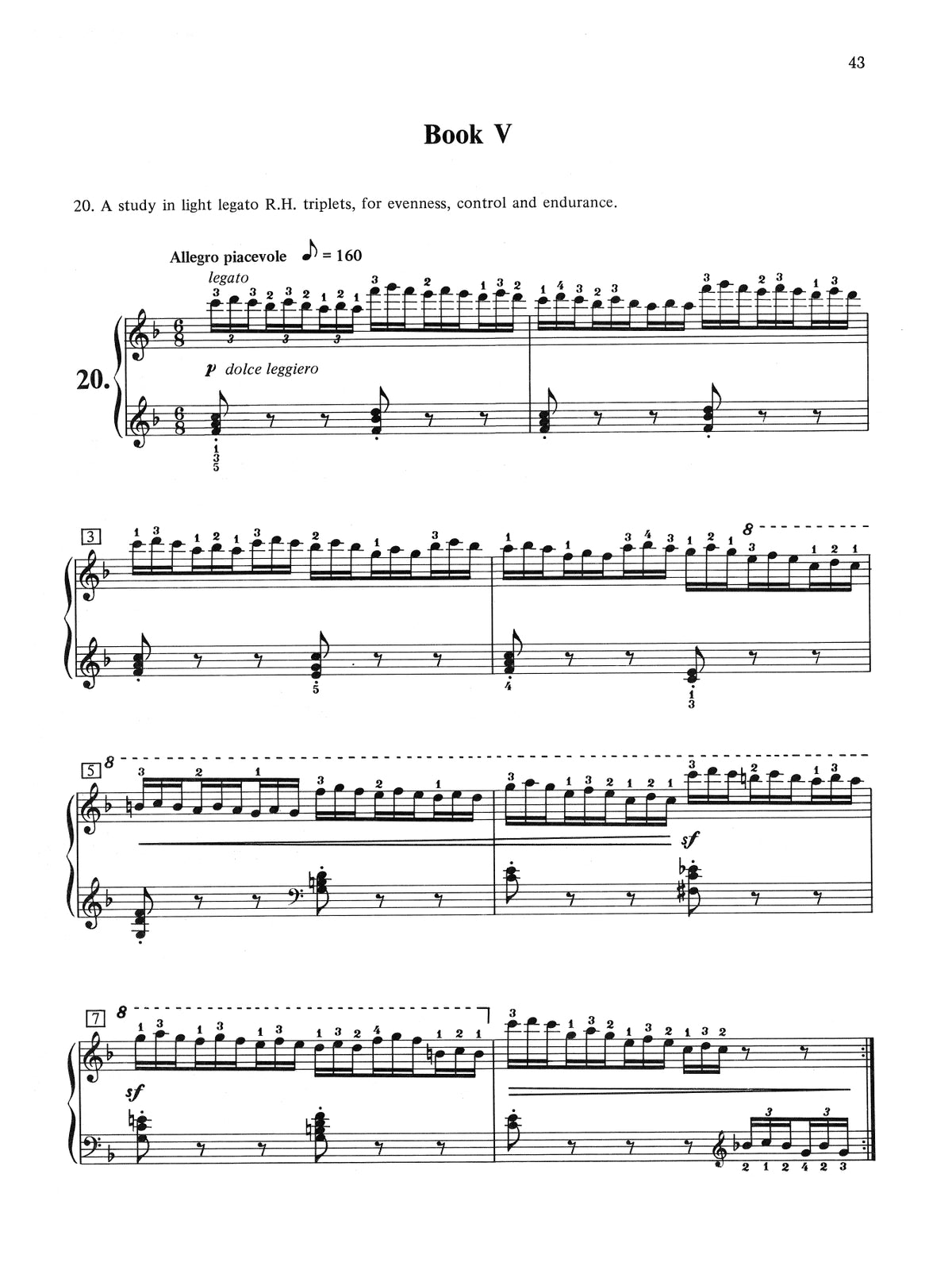 Czerny - 30 New Studies In Technique Op 849 For Piano Book