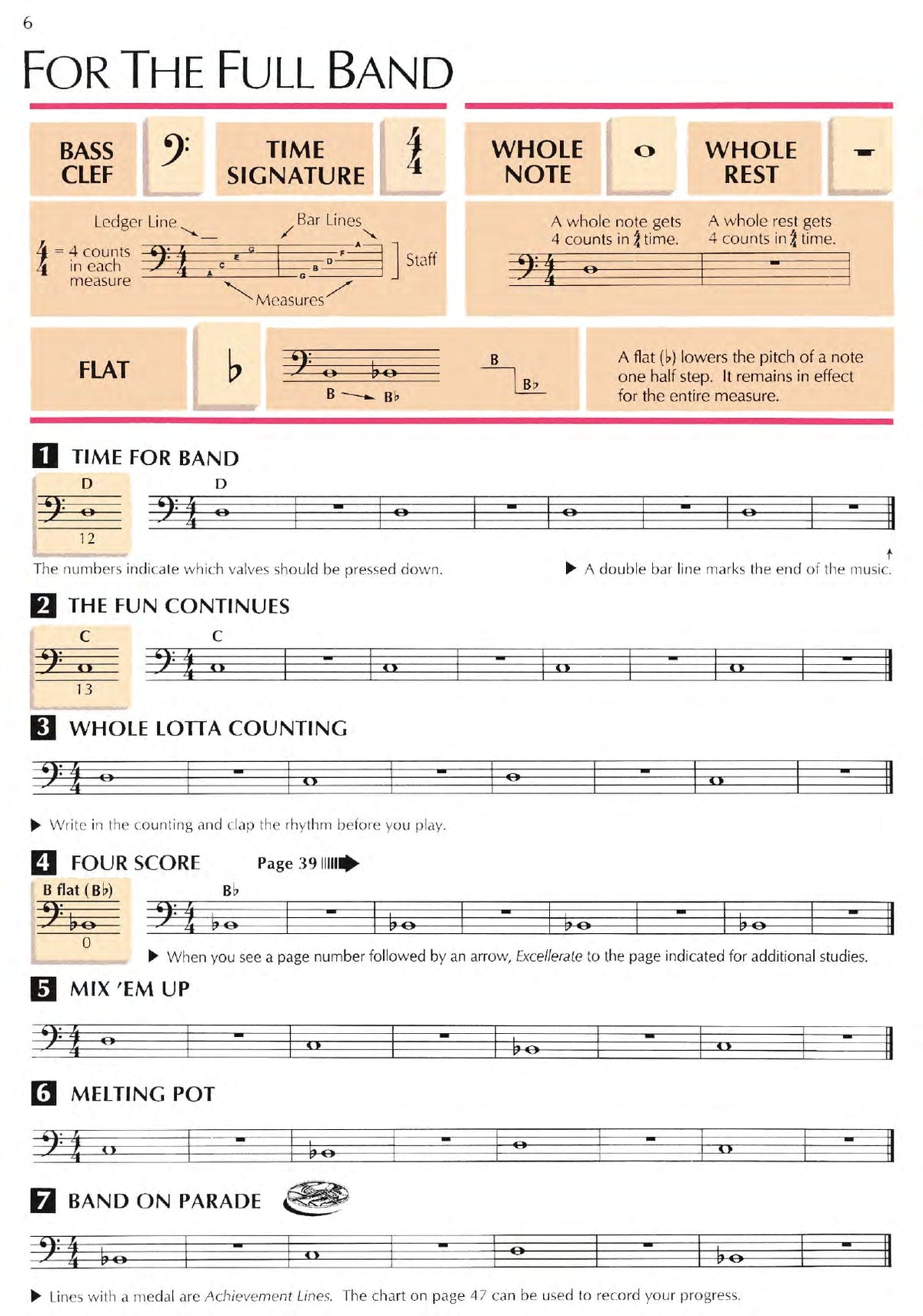 卓越标准 - 上低音号低音谱号练习册 1(书籍/音频)- 第二版