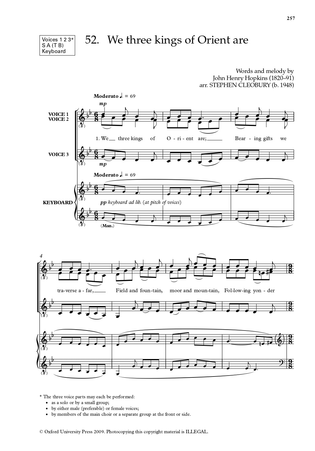Oxford Book Of Flexible Carols Ed Bullard Pb