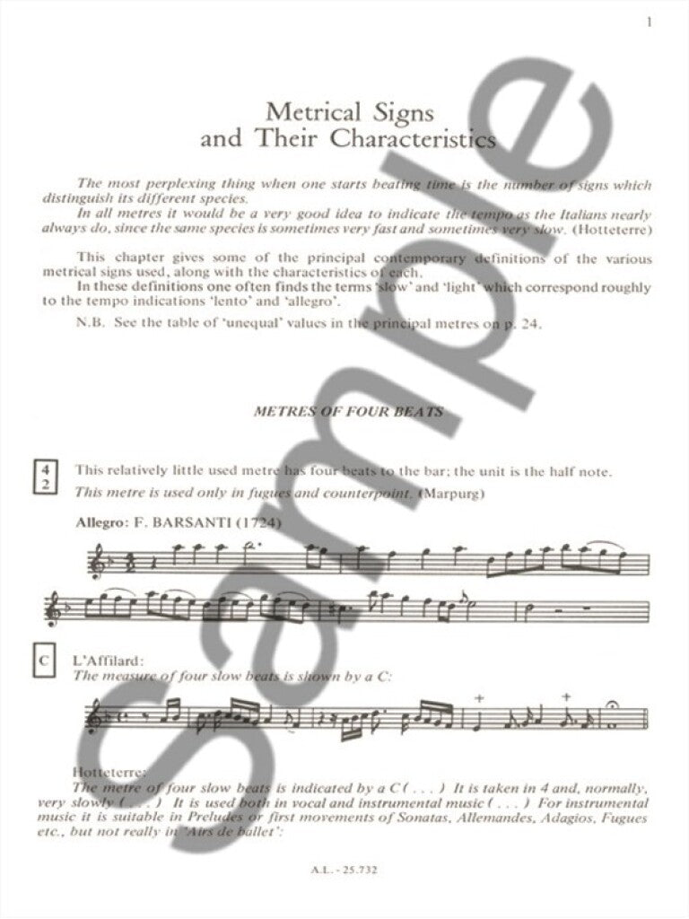 The Rules Of Musical Interpretation In The Baroque Era Book
