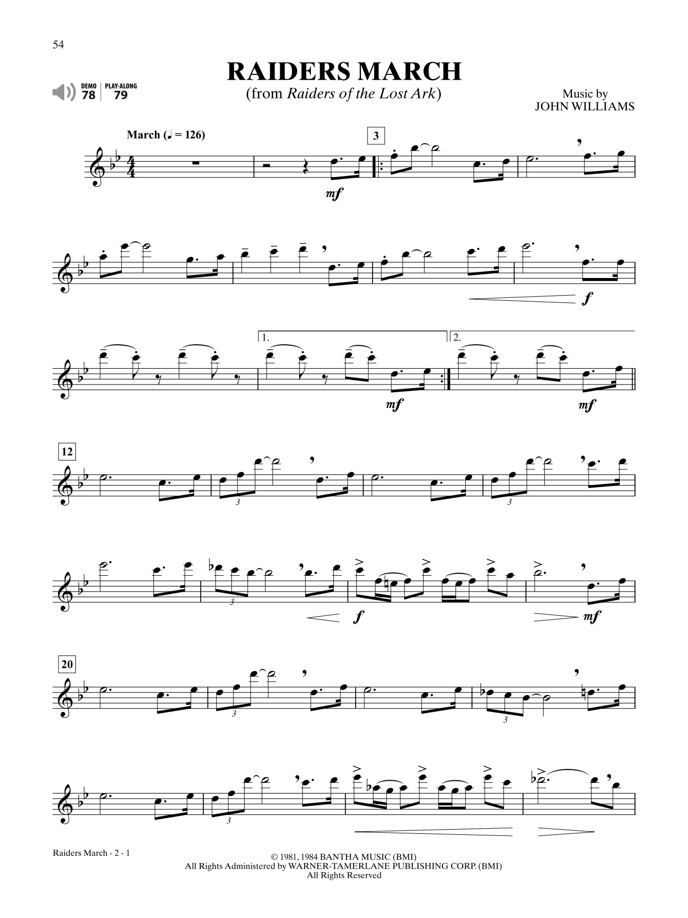The Ultimate Movie Instrumental Solos Flute Book/Ola