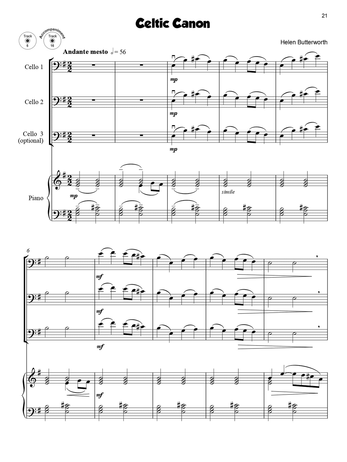 Gems For Cello Ensembles - Book 1 with CD