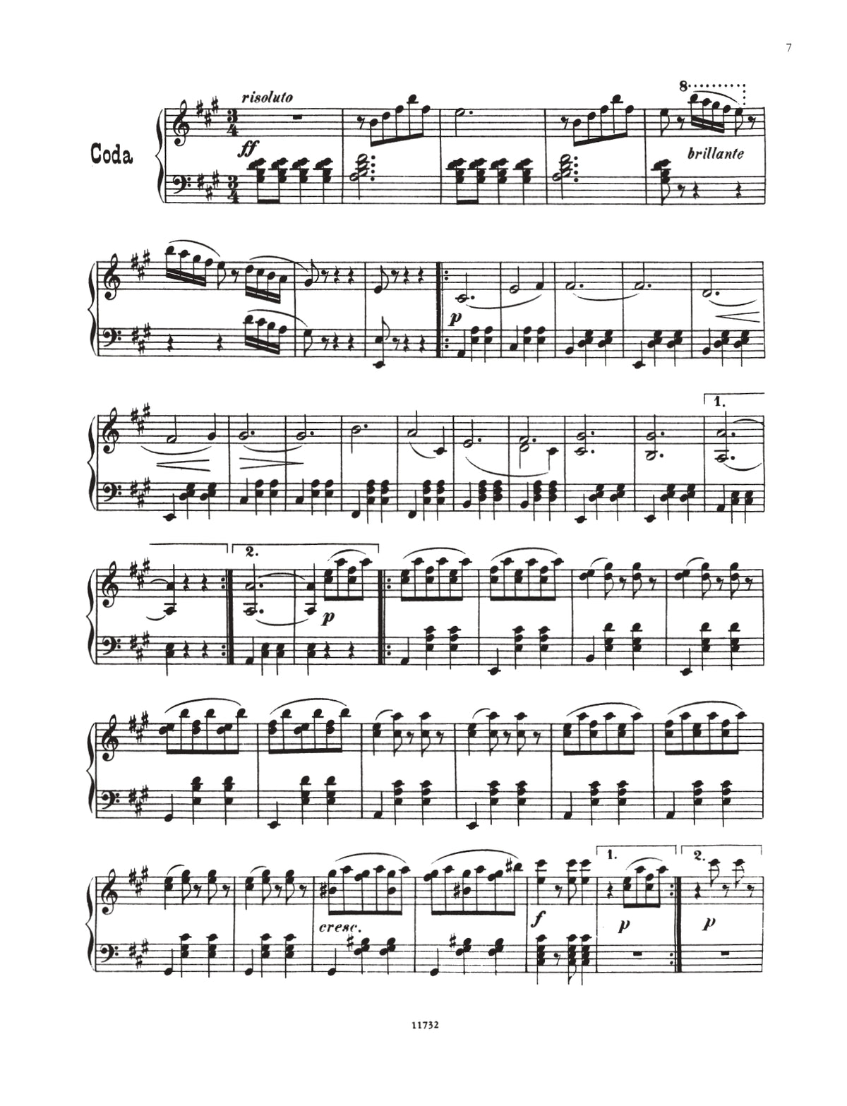 瓦尔德退费尔 - 溜冰圆舞曲 作品183 钢琴谱
