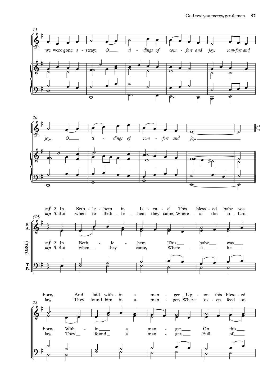 Carols For Choirs 5 Fifty Christmas Carols