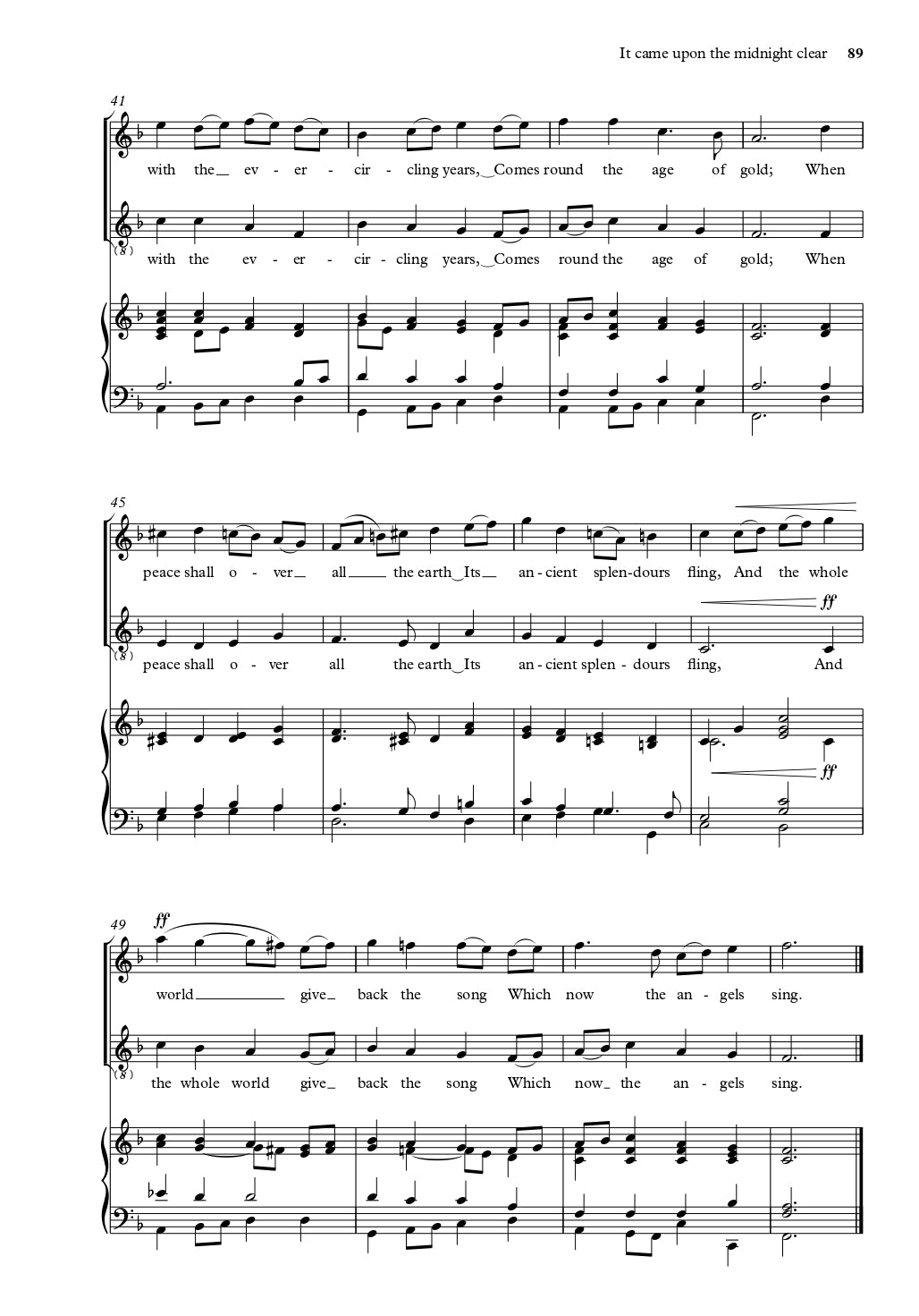 Carols For Choirs 5 Fifty Christmas Carols