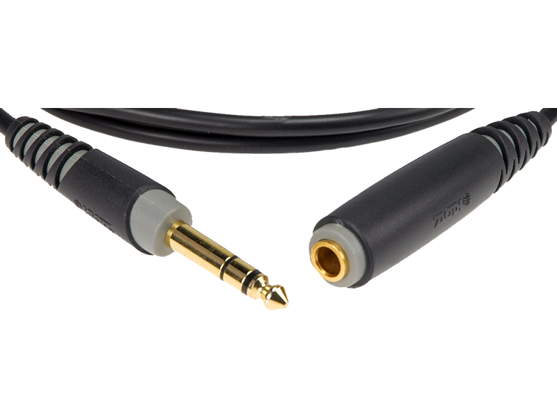 Klotz AM-EX Professional Headphone Extension TRS 6.3mm - TRS Socket 6.3mm - 3m