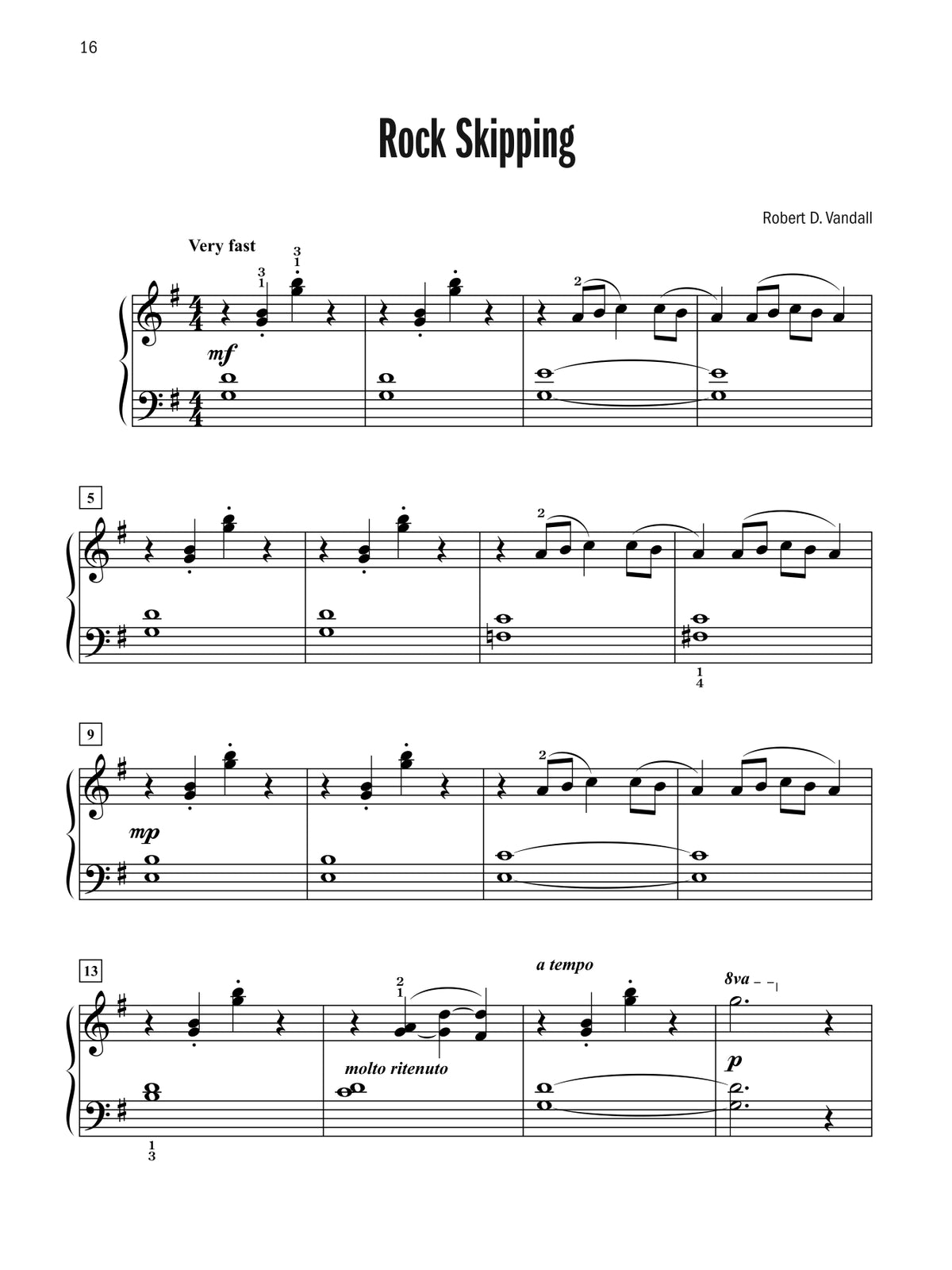 Vandall - Celebrated Virtuosic Piano Solos - Book 2