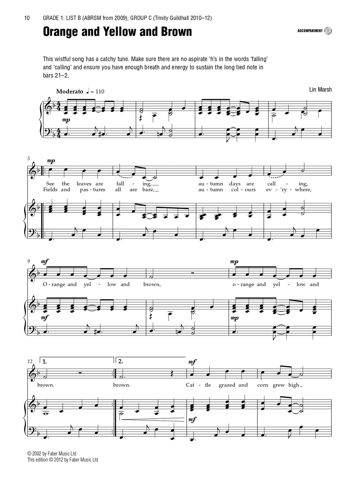 《最佳演唱曲集》1-3 级(高音部)(童声/女声高音部)(书/CD)