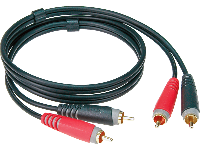 Klotz AT-CC Pro Stereo Twin Cable With Straight RCA Plugs - 6m