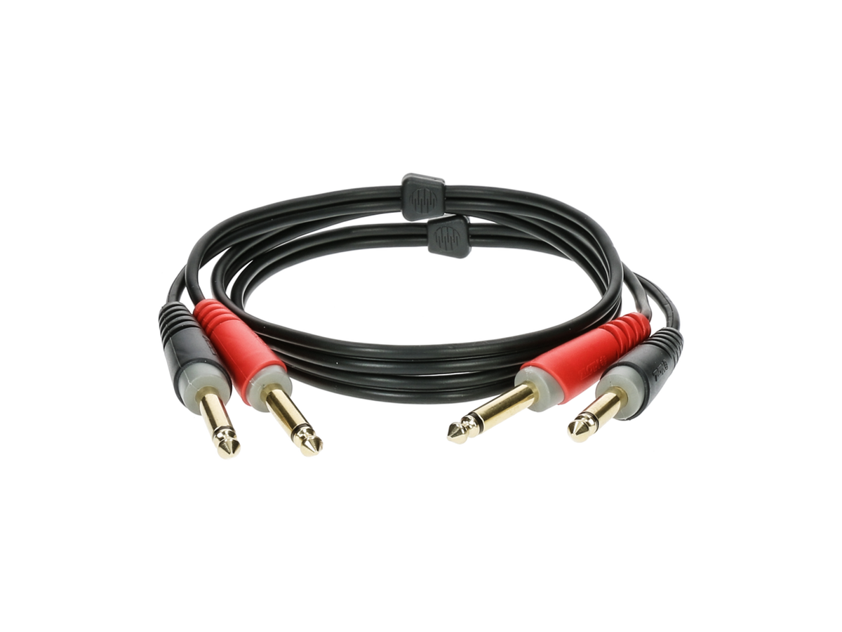 Klotz AY1 Y Cable - Lightweight - Insert TRS 6.3mm - 2 X TS 6.3mm - 1m
