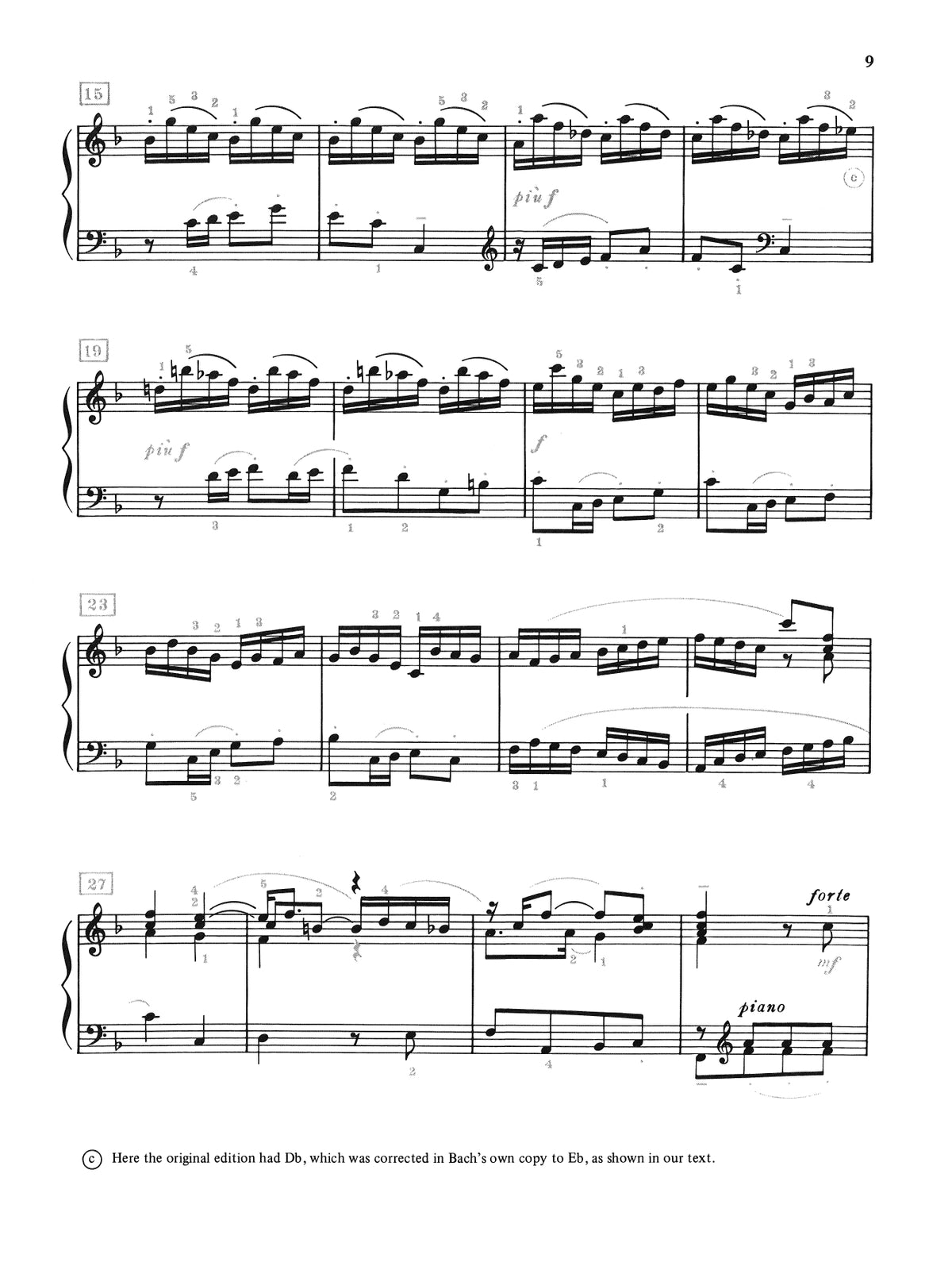 J.S Bach - Italian Concerto For Piano Book