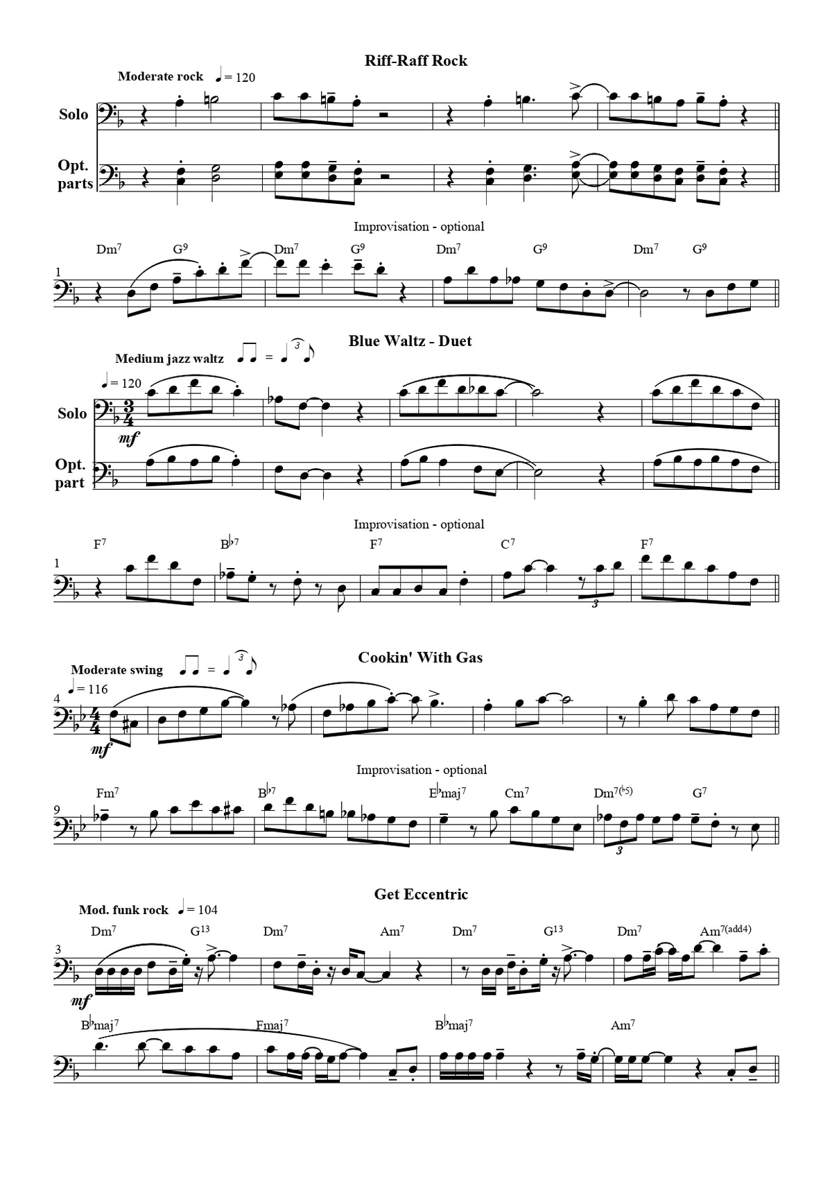 Jazz Incorporated Trombone with Piano Accompaniment Book 2 (Book/Cd)