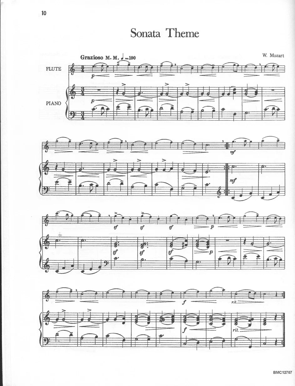 Famous Flute Favorites Flute/Piano Book - 40 Graded Flute Solos