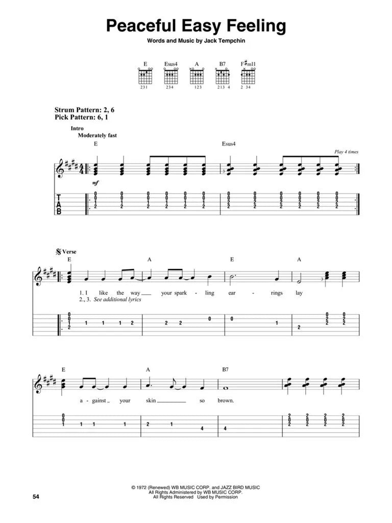 The Best Of Eagles For Guitar Easy Guitar Notes & Tab Book (Updated Edition)