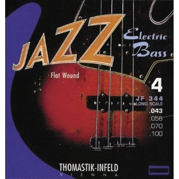 Thomastik JF344 Jazz 平卷电贝司琴弦套装(规格 43-100)