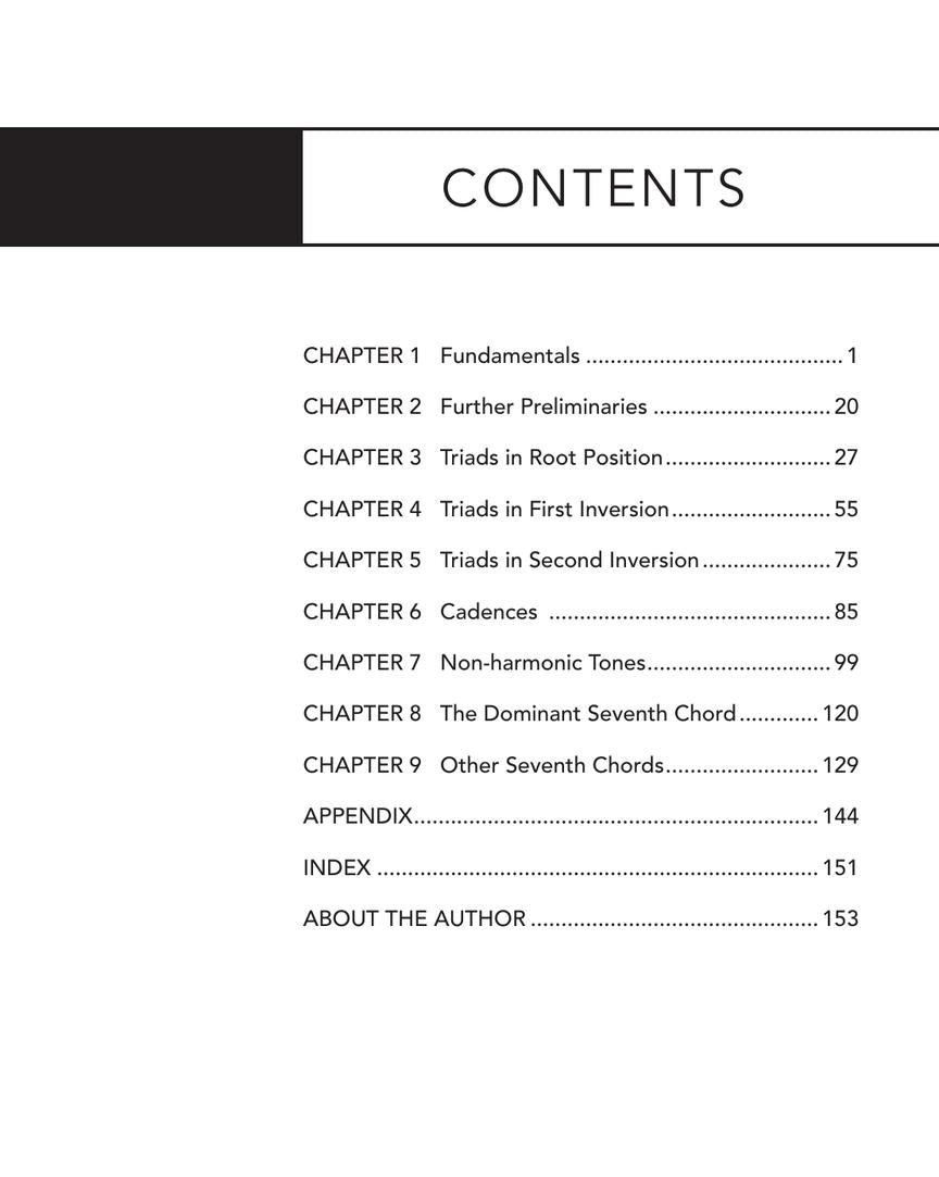 Hal Leonard 和声与理论(第一部分):全音阶书
