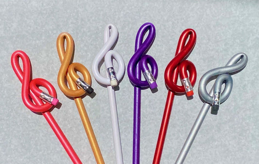 Bentcil - Treble Clef Design (White)