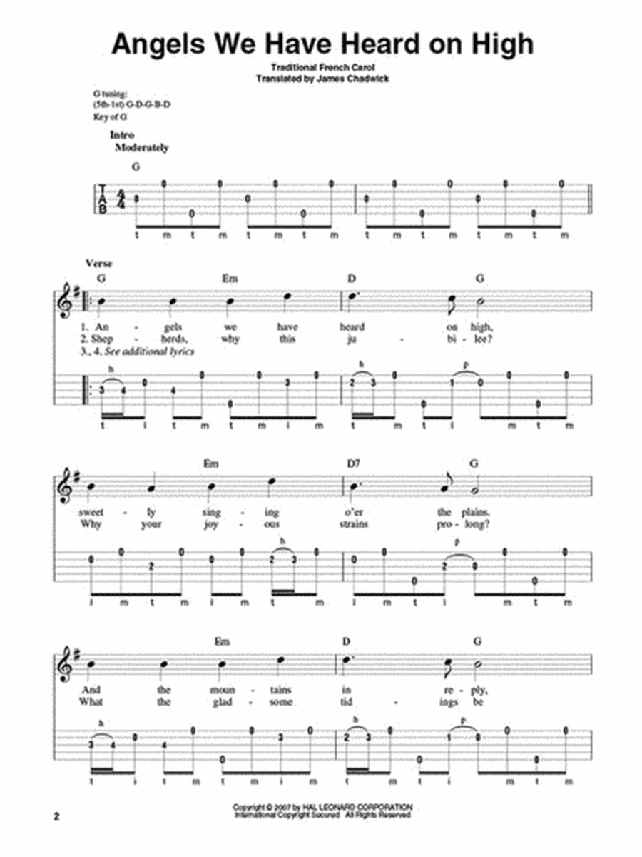 班卓琴圣诞歌曲集