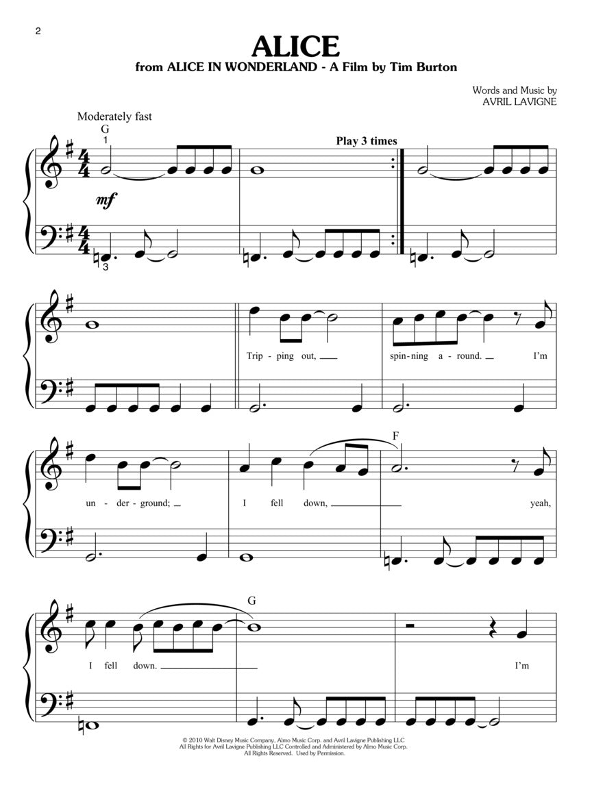 大谱表钢琴曲集:现代电影金曲