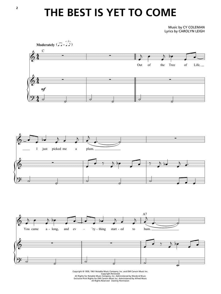 托尼·班内特 - 史上最伟大金曲集(钢琴、声乐、吉他谱)