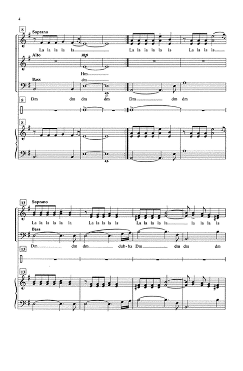 Tango To Evora - 女高音、女中音、男高音、男低音乐谱