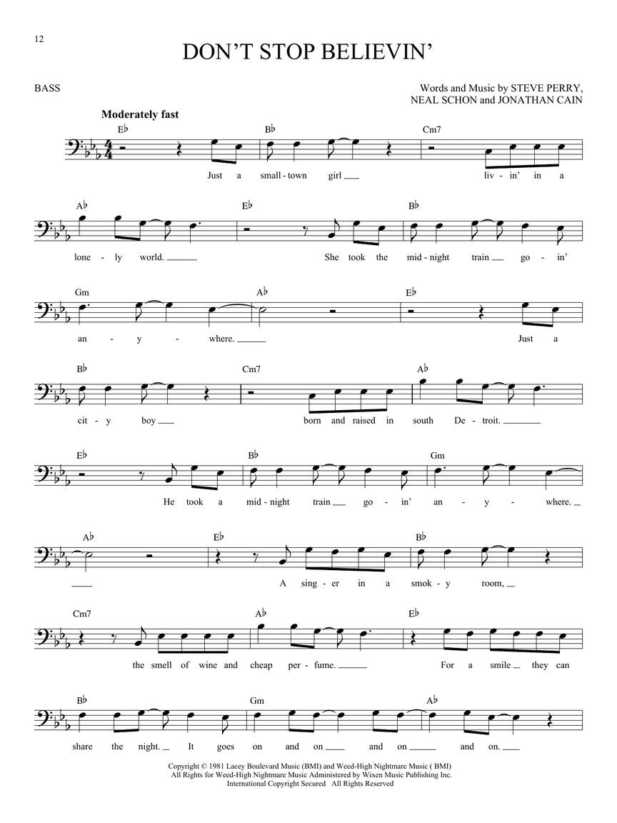 低音提琴简易流行旋律曲集(50首)